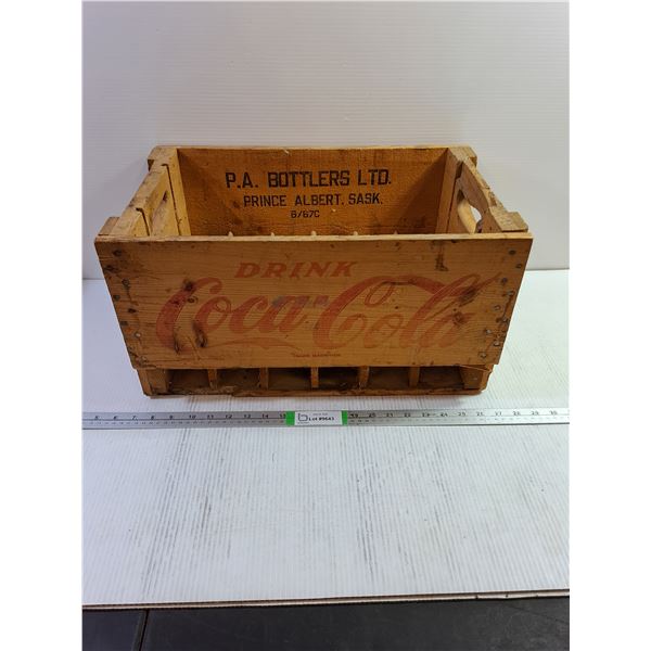 Vintage Coca-Cola Crate from P.A. Bottlers,Prince Albert
