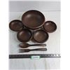 Image 1 : Imperial Hard Wood Salad Set