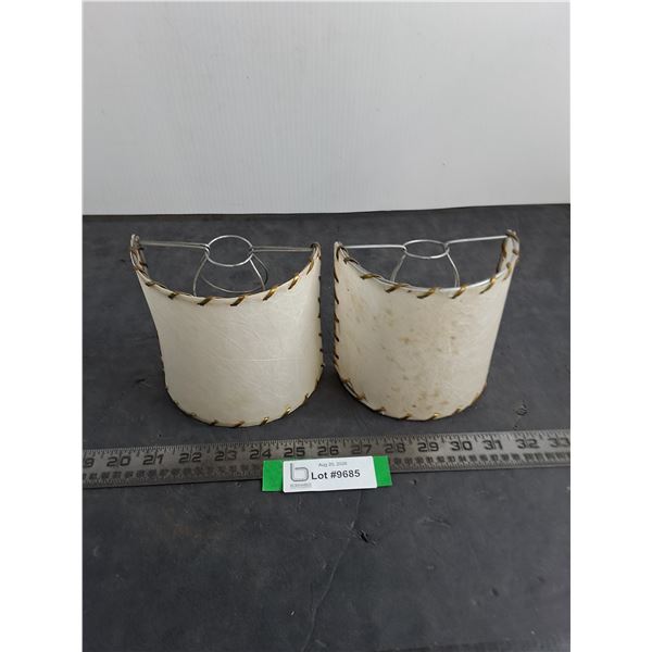 Vintage Pair of Lamp Half-Shades