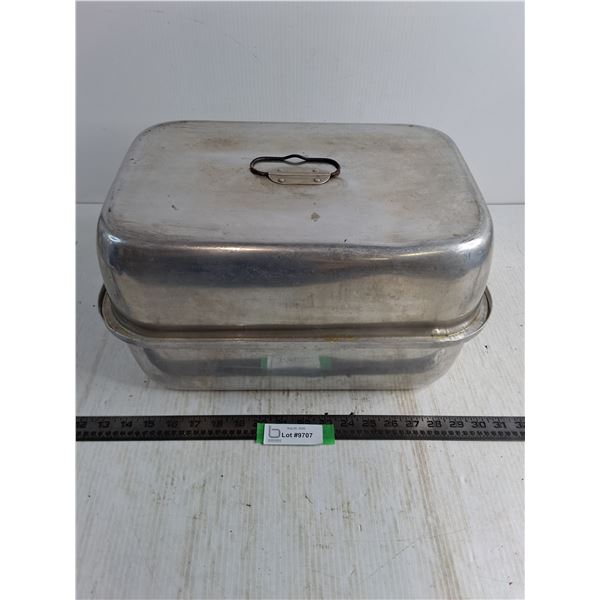 Aluminum Roaster Pan - 16.5x9x11"