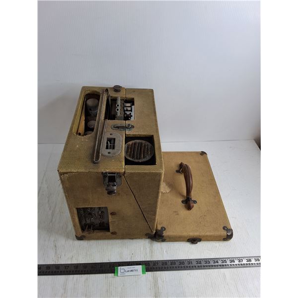 Vintage Victory Film Projector - 15.5x14x9.5" - Untested, As is - Cannot Ship