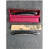 Image 2 : (2) Vintage Straight Razors with Container