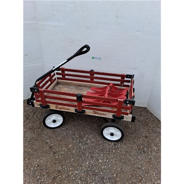 ** Millside Industries Express Wagon w/Accessory Ski Footings - 16" x 30" - Cannot Ship
