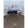 Image 1 : *** Portable Mastercraft Table Saw - Tested - Table Top = 33" x 24" - Cannot Ship
