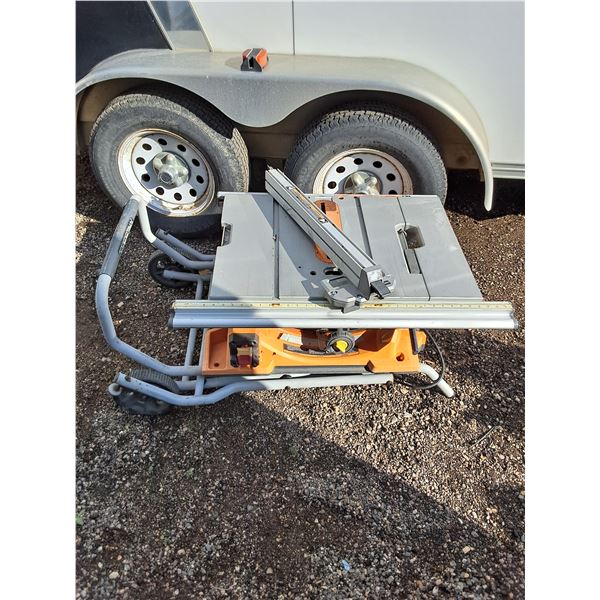 *** Portable Ridgid Table Saw - Tested, 30" x 21" Table Top - Cannot Ship