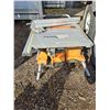 Image 4 : *** Portable Ridgid Table Saw - Tested, 30" x 21" Table Top - Cannot Ship