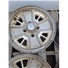 Image 2 : ** Set of 4 Nissan 14" Iron Cross Metal Alloy Rims - Cannot Ship