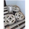 Image 3 : ** Set of 4 Nissan 14" Iron Cross Metal Alloy Rims - Cannot Ship