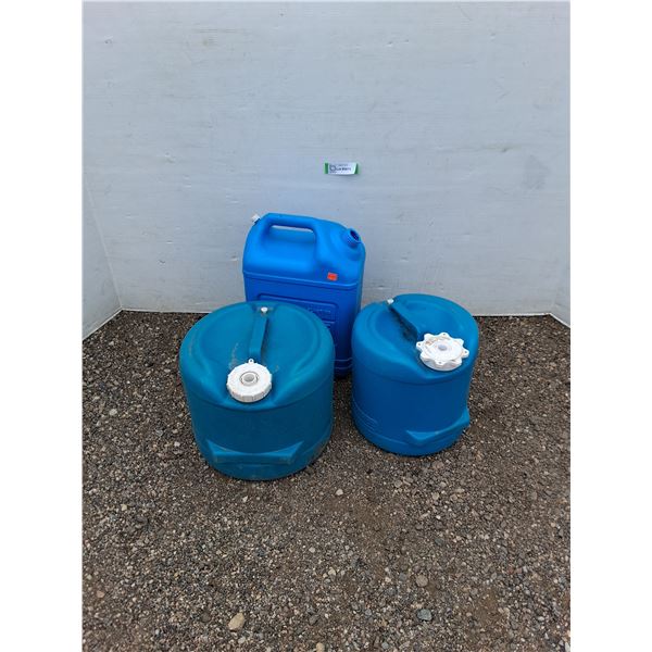 ** (3) Water Dispenser Jugs, Pickup Only