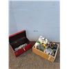 Image 1 : ** Tool Box, Drawer wAssorted Partial Chemicals (Mostly Auto), Hardware - Cannot Ship