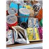 Image 3 : ** Drawer Full of Assorted Hardware, Gloves, Staple Gun, Misc. - Cannot Ship