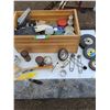 Image 1 : ** Large Assortment of Hardware & Shop Parts, Grinding Stones, Kitchenware, Misc. - Cannot Ship