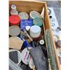 Image 5 : ** Large Assortment of Hardware & Shop Parts, Grinding Stones, Kitchenware, Misc. - Cannot Ship