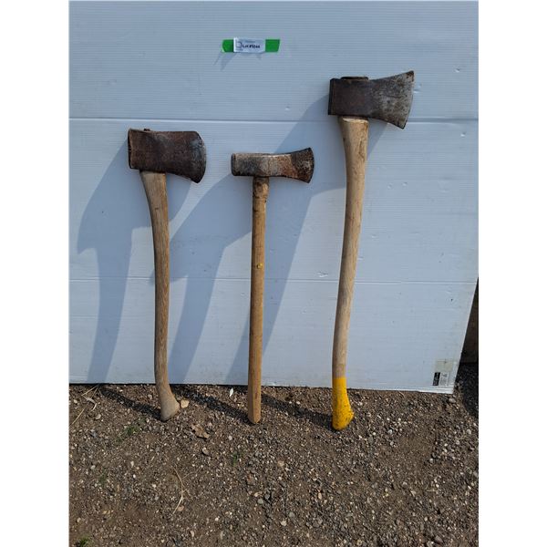 **(3) Axes/Maul up to 34.5"- Can't Ship