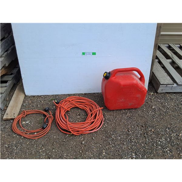 ***(2) Extension Cords & 20L Jerry Can- Can't Ship