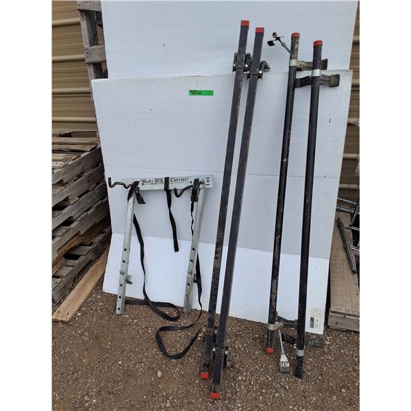 **(2) Roof Racks & Bike Carrier- Can't Ship