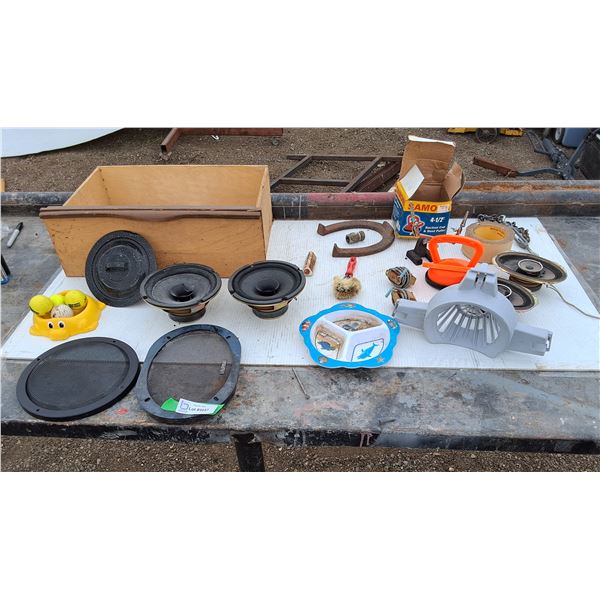 **Metal Horseshoe, Golfballs, Suction Dent Puller, Misc. Can't Ship