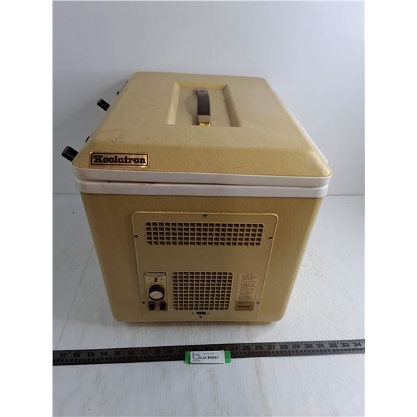 Koolatron Portable Electronic Refrigerator - No Power Cord, Untested - 21x16x17" - Cannot Ship