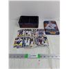 Image 1 : Various NHL Upper Deck Cards, Metal Tin-Cannot Authenticate