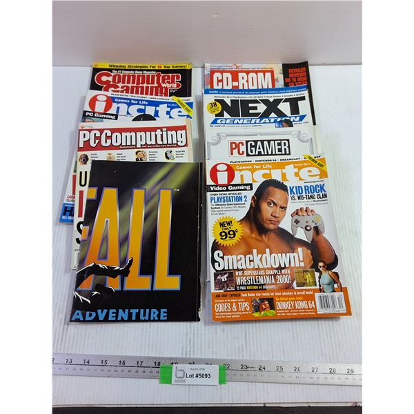 (7) Old Magazines & Mayan Adventure Poster