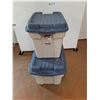 Image 1 : ** Rubbermaid Storage Totes - 32x19x17" & 24x18x20" Cannot Ship