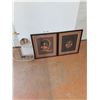 Image 1 : * (2) Framed Prints (26x22") & Bathroom Accessory - Cannot Ship