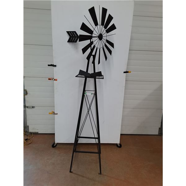 * Decorative Windmill - 90" Height - As Is - Cannot Ship