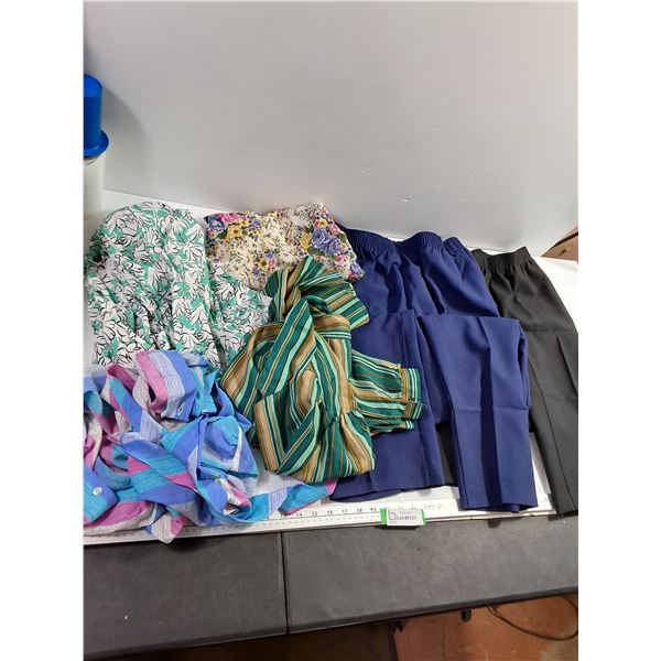 (4) Polyester Shirts & (2) Polyester Pants