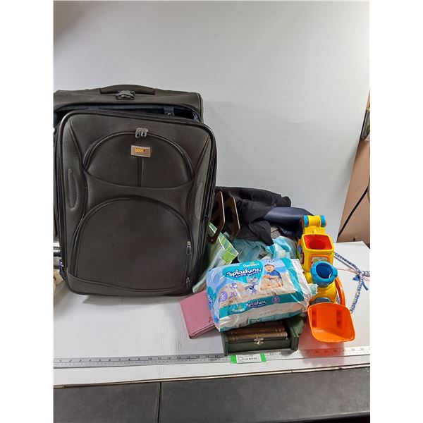 VIA Rail Canada Suitcase, Kid Toy, Sheets, Clothes, Misc