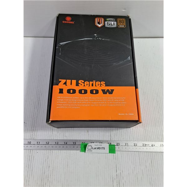 Cool max ZU Series 1000W Modular Power Supply - Appears New