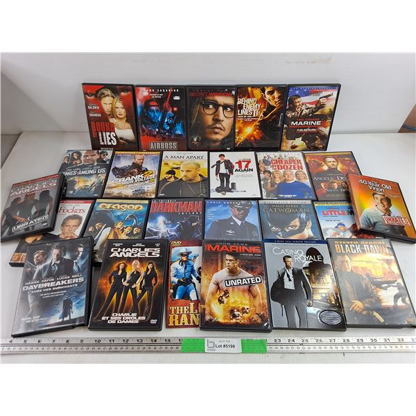 Assorted DVD Movies - Catwoman, 17 Again, Secret Window, Misc