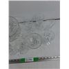 Image 5 : Pinwheel Wine Glasses, Footed Candy Bowl & Footed Crystal Bowl