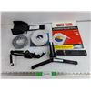 Image 1 : Ethernet Cables, Sony Remote, Transparency Film for Inkjet Printer, Computer Floor Stand, Misc