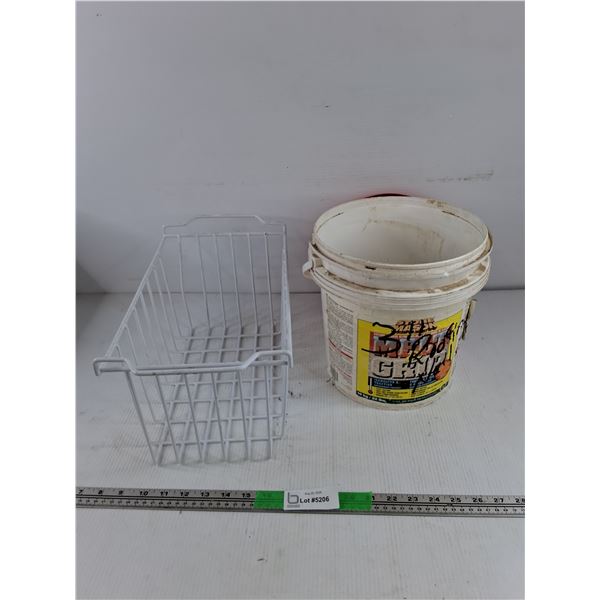 Wire Basket & 3" Roofing Nails
