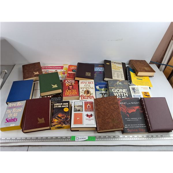 Assorted Books - Anne Rice, You & Your Rights, Donald Jack, Misc