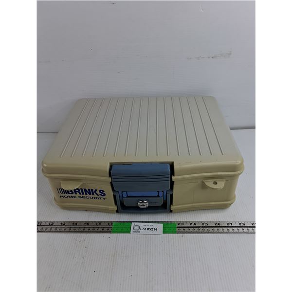 Brinks Lock Case w/Keys 15" x 12" x 5"