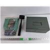 Image 1 : Metal Lock Box, Mallet, 18"  Sleeves Flame Retardant Cotton