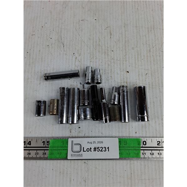 SAE 1/4" Drive Sockets