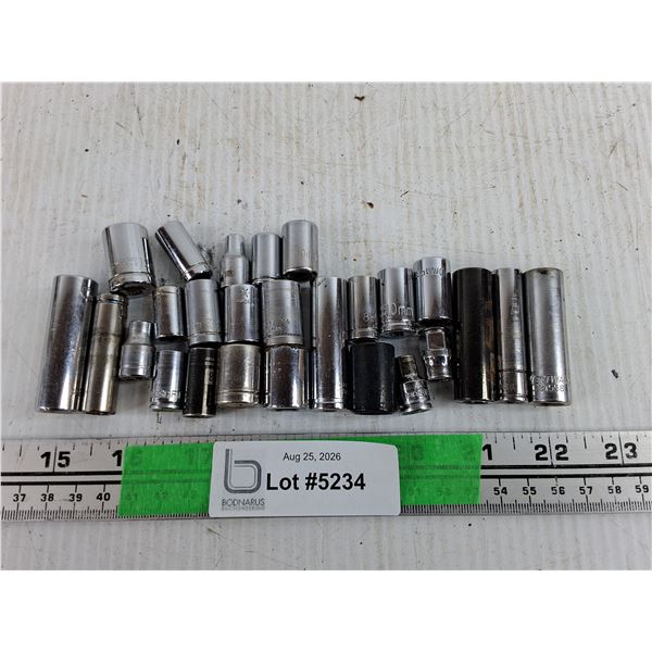 Metric 1/4"  Drive Sockets