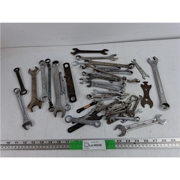 Assorted SAE Combo Wrenches