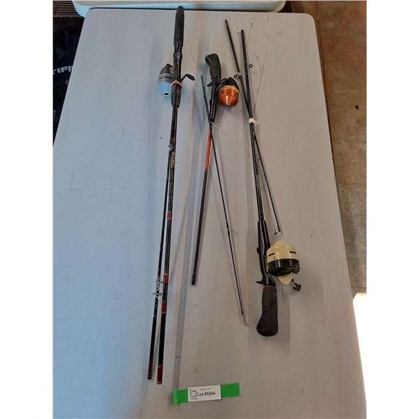 (3) Fishing Rods - Pickup Preferred
