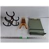 Image 1 : Horseshoe Wine Rack, Boot Jack & Cop e Eez Document Holder