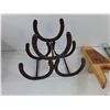Image 2 : Horseshoe Wine Rack, Boot Jack & Cop e Eez Document Holder