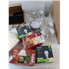 Image 3 : Keyboard/Mouse, Untested Lightbulbs,  Purse, (3) Saucers, Assorted Misc