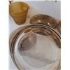 Image 4 : (4) Pyrex Bowls, Glass Champagne Bucket
