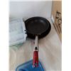 Image 5 : Utensils, (2) Skillets, Food Containers, Assorted Cups and Jars, Misc