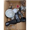 Image 7 : Utensils, (2) Skillets, Food Containers, Assorted Cups and Jars, Misc