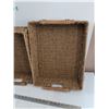 Image 2 : (3) Wicker Baskets