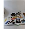 Image 1 : Assorted Thermometers, (3) Clothing Irons, Pipette, Magnifying Glass