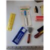 Image 2 : Assorted Thermometers, (3) Clothing Irons, Pipette, Magnifying Glass